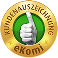 Bewertung Ekomi 4.7